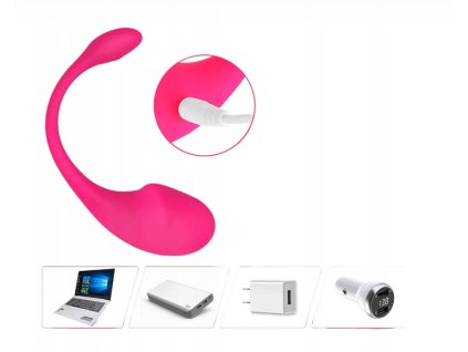 Chytré vibrační vajíčko s dálkovým ovládáním mobilem – SmartOva
