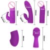 Čtyři výměnné hlavice pro různou stimulaci – klitorální, bod G a celotělová masáž