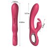 Výkonný Bunny vibrátor s dvojitou stimulací klitorisu a bodu G – 10 vibračních režimů