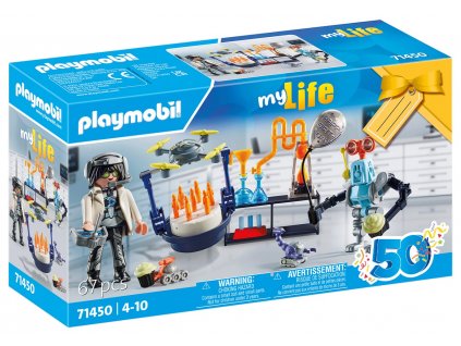 Výzkumník s roboty PLAYMOBIL® 71450