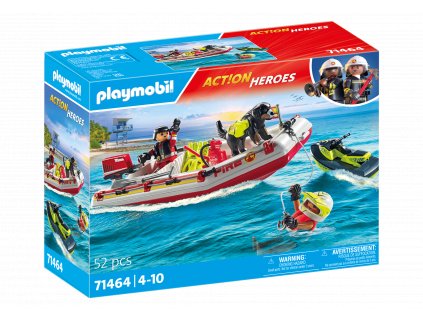 Hasičský člun PLAYMOBIL® 71464