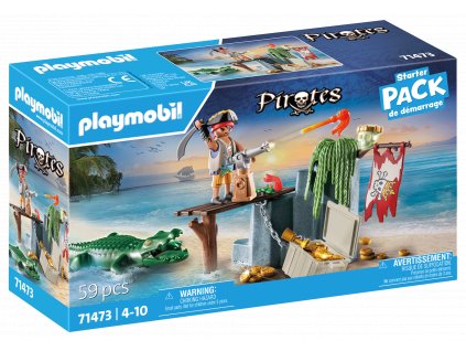 StarterPack Pirát s aligátorem PLAYMOBIL® 71473