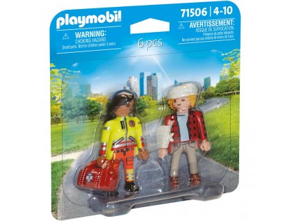 DuoPack Záchranářka s pacientem PLAYMOBIL® 71506