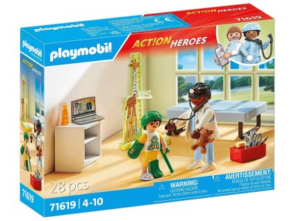 Pediatr s malým pacientem PLAYMOBIL® 71619