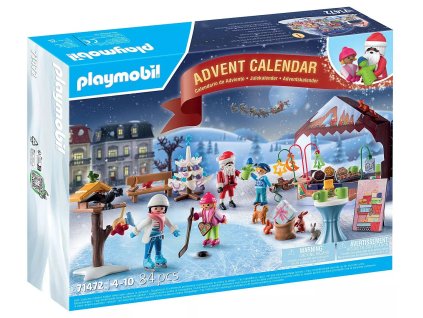 Adventní kalendář Vánoční trh PLAYMOBIL®71472
