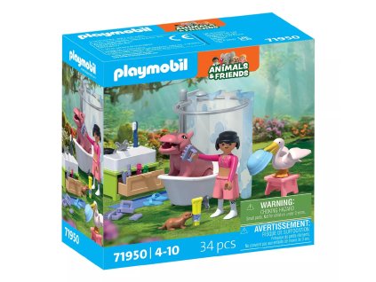 Koupání zvířátek PLAYMOBIL® 71950