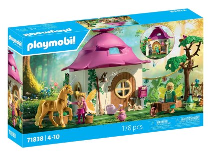 Vílí domeček se zlatým jednorožcem PLAYMOBIL® 71838