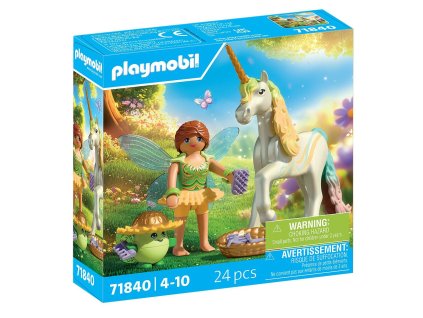 Jednorožec Duhová květina s vílou PLAYMOBIL® 71840