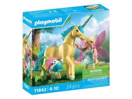Jednorožec Sluneční květ s vílou PLAYMOBIL® 71842