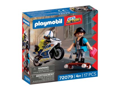 Pronásledování na motorce PLAYMOBIL® 72079