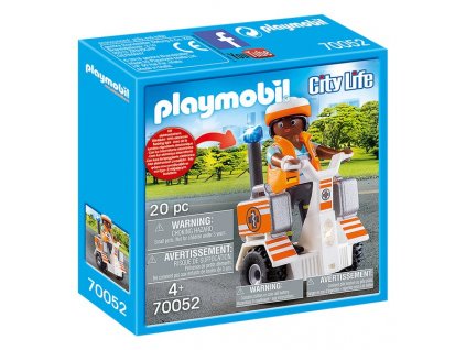 Záchranářská dvoukolka Playmobil 70052