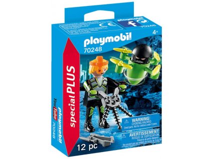 Agent s dronem PLAYMOBIL® 70248