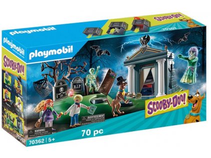 SCOOBY-DOO! Dobrodružství na hřbitově playmobil 70362  + Dárek zdarma: Samolepky Scooby-Doo!