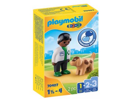 Zvěrolékař se psem PLAYMOBIL® 70407