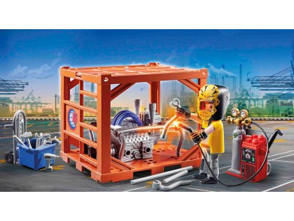 VÝROBA KONTEJNERŮ playmobil 70774