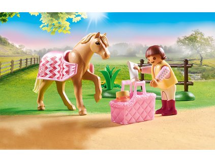 SBĚRATELSKÝ PONÍK NĚMECKÝ PONY playmobil 70521