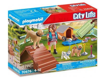 Dárkový set "Psí trenérka" PLAYMOBIL® 70676