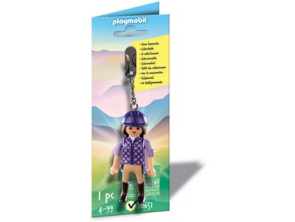 KLÍČENKA JEZDKYNĚ playmobil 70651