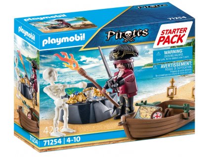 StarterPack Pirát s člunem PLAYMOBIL® 71254