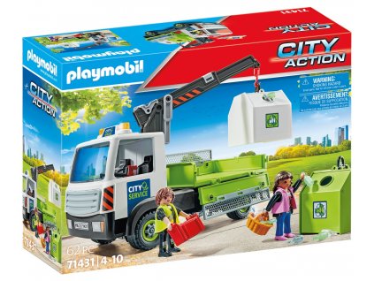 Vůz na přepravu skla s kontejnerem PLAYMOBIL® 71431