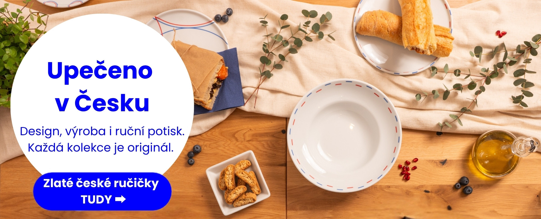 Kolekce českého porcelánu Double Trouble vyrobená v Česku