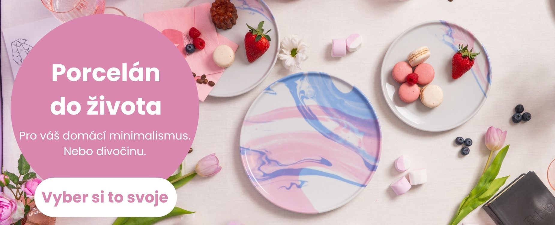 Porcelán do života od značky PLAYT – české designové talíře s originálními vzory, vhodné pro každodenní používání v moderní domácnosti.