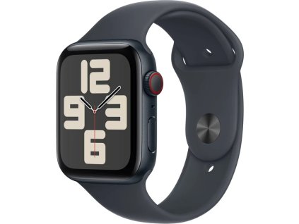 2080 apple watch se 2024 cellular 40mm temne atramentovy hlinik s atramentovym sportovym remienkom m l