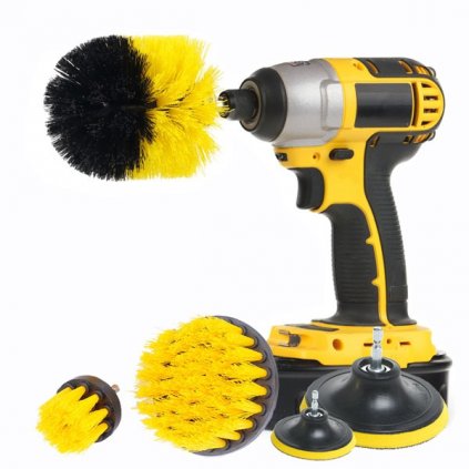 Čistící set vrtacích kartáčů Drill na vrtačku