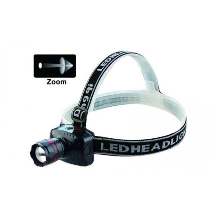 LED čelovka - Dosvit až 150 metrů