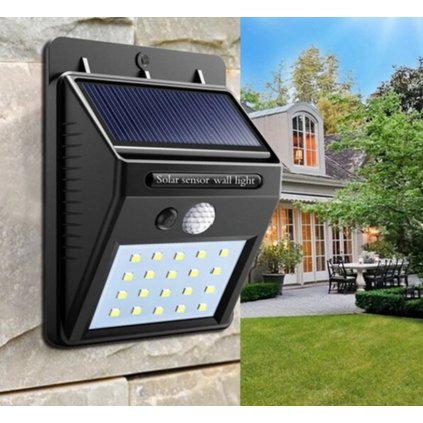 Solární LED světlo s detekcí pohybu - 30 LED