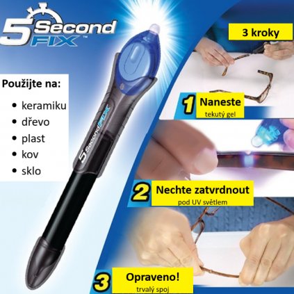 5 SECOND FIX - na opravu pevných materiálů