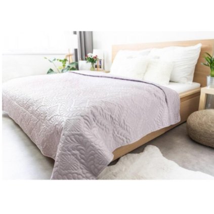 Luxusní přehoz na postel 220 × 240 cm – světle a tmavě fialový, jemný a hypoalergenní 🛏️💜