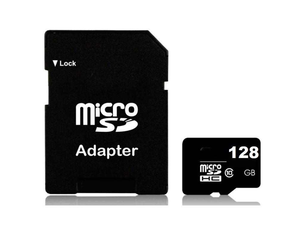 Paměťová karta Micro SD 32 GB + adaptér