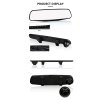 Autokamera a zrcátko 2v1 FHD DVR 1080P/4.3'/Couvací kamera