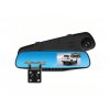 Autokamera a zrcátko 2v1 FHD DVR 1080P/4.3'/Couvací kamera