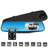 Autokamera a zrcátko 2v1 FHD DVR 1080P/4.3'/Couvací kamera