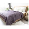 Luxusní přehoz na postel 220 × 240 cm – světle a tmavě fialový, jemný a hypoalergenní 🛏️💜