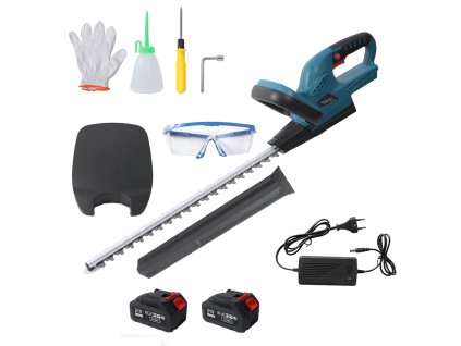 7706 aku nuzky na zivy plot 41cm 2x baterie 21v