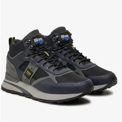 BLAUER MARS PÁNSKÁ OBUV MODRO-ŠEDÁ