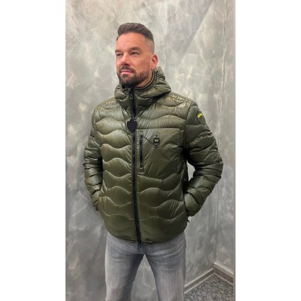 BLAUER  WAVE PÁNSKÁ ZIMNÍ BUNDA ZELENÁ