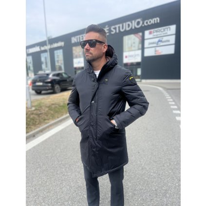 BLAUER PÁNSKÁ DLOUHÁ  ZIMNÍ PARKA ČERNÁ