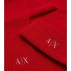ARMANI EXCHANGE DÁMSKÝ SET ČEPICE A ŠÁLA ČERVENÝ 948494