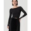 FRACOMINA  DÁMSKÉ LUXUSNÍ ŠATY PLISÉ ČERNÉ