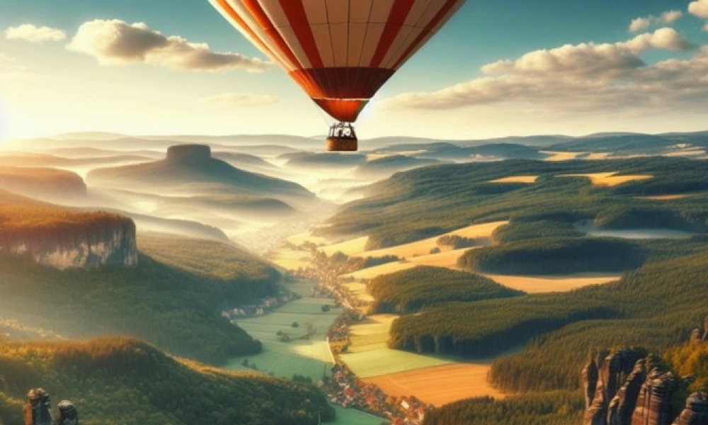 Horkovzdušný balón nezapomenutelný zážitek