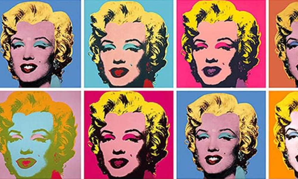 Živý svět pop art obrazů