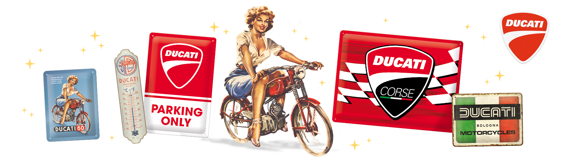 Plechové cedule Ducati