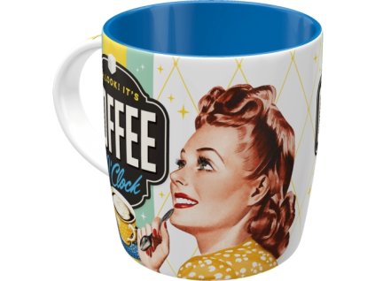 Hrnček - Coffee & clock