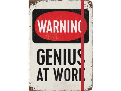 Zápisník - Warning(genius at work)