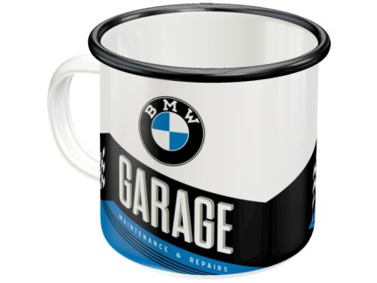 Plechový hrnček - BMW (Garage)