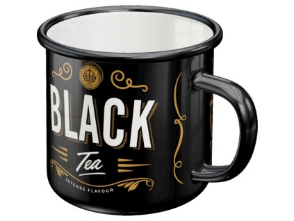 Plechový hrnček - Black tea